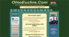 Desktop Screenshot of ohioeuchre.com